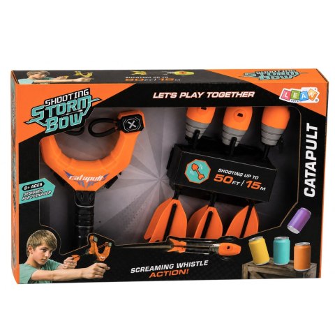 Zestaw Sportowy Zręcznościowy Proca Z Gwiżdżące Strzały Pomarańczowy 15M