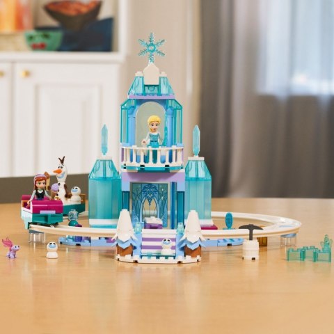 Klocki Disney 43281 Lodowy zamek Elzy i Śnieżna przejażdżka