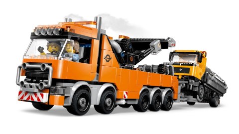 LEGO City 60467 - Wóz holowniczy z dźwigiem