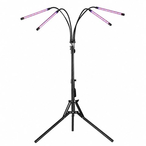 Lampa LED Do Wzrostu Uprawy I Doświetlania Roślin Statyw 4 Panele Pilot