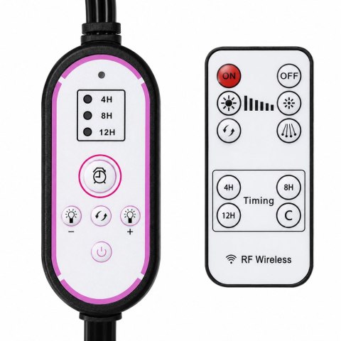 Lampa LED Do Wzrostu Uprawy I Doświetlania Roślin Statyw 4 Panele Pilot