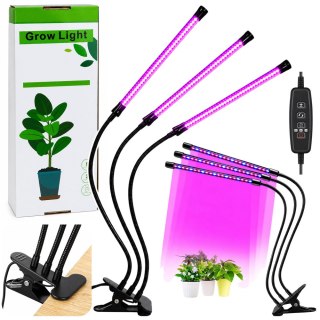 Lampa LED Do Wzrostu Uprawy i Doświetlania Roślin Potrójna Moduły Klips