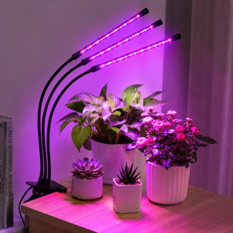 Lampa LED Do Wzrostu Uprawy i Doświetlania Roślin Potrójna Moduły Klips