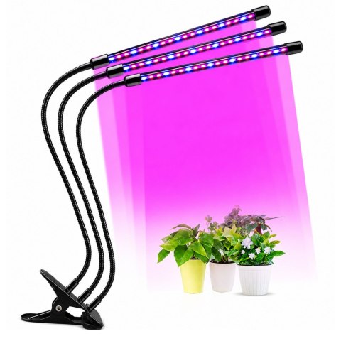Lampa LED Do Wzrostu Uprawy i Doświetlania Roślin Potrójna Moduły Klips