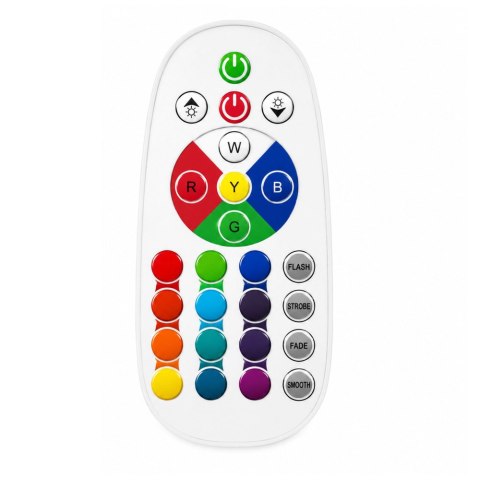 Lampka Nocna Ozdobna LED RGB Akwarium Z Rybkami 16 Kolorów USB Biała