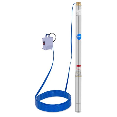 Pompa głębinowa do studni głębinowej STAL 750 W 3800 l/h do 85 m Hillvert