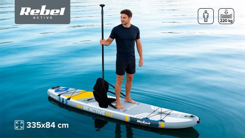 REBEL ACTIVE DESKA SUP PRO BIAŁA RBA-4518-WH