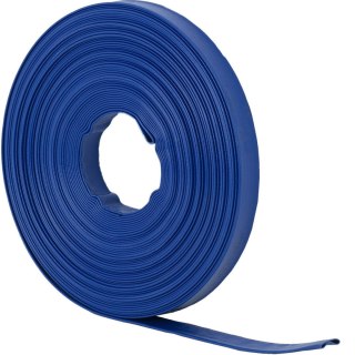 Wąż płaski do pompy wody ogrodu wzmocniony 1 1/2'' 38 mm 0-7 bar 50 m Hillvert
