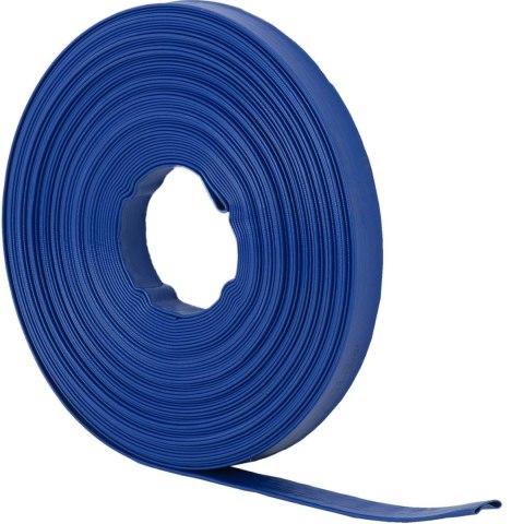 Wąż płaski do pompy wody ogrodu wzmocniony 1 1/2'' 38 mm 0-7 bar 50 m Hillvert