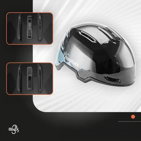 Kask narciarski snowboardowy z nausznikami rozmiar L - czarny ROCKBROS