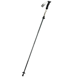 Kij kijek trekkingowy nordic walking aluminiowy 110 - 130 cm brązowy - 1 szt. Qunature