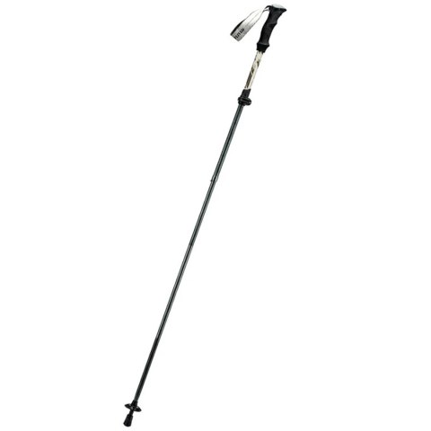 Kij kijek trekkingowy nordic walking aluminiowy 110 - 130 cm brązowy - 1 szt. Qunature