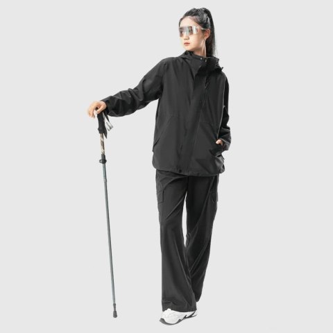Kij kijek trekkingowy nordic walking aluminiowy 110 - 130 cm brązowy - 1 szt. Qunature