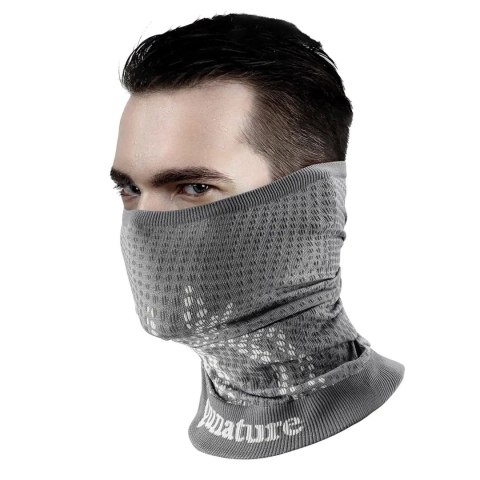 Komin narciarski bandana sportowa wielofunkcyjna rozmiar uniwersalny - szary ROCKBROS