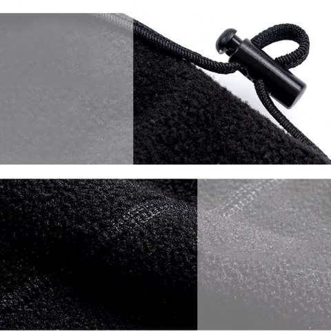 Kominiarka outdoor wiatroszczelna wodoszczelna polar - czarna ROCKBROS