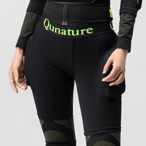 Ochraniacze bioder narciarskie na snowboard łyżwy Basic rozmiar XL - czarne Qunature