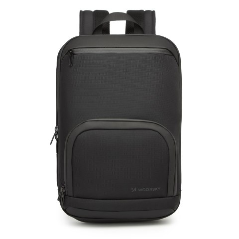 Plecak Premium na laptopa 15.6'' wodoodporny 42x11x30 cm - czarny WOZINSKY