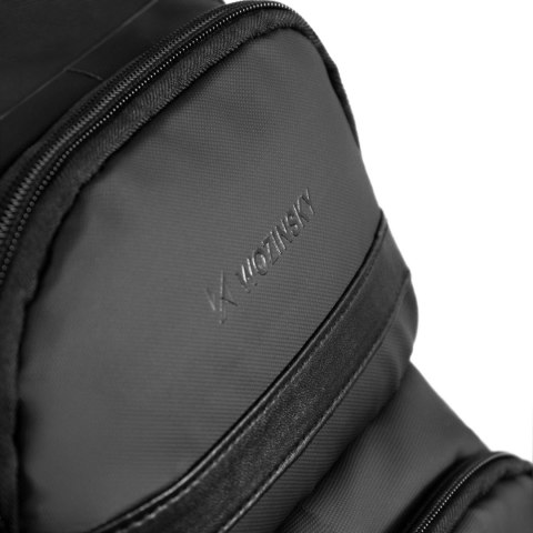 Plecak podróżny do samolotu z kieszenią na laptop 20l 40x20x25 cm - czarny WOZINSKY