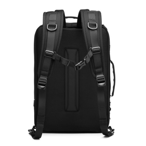 Plecak torba Premium na laptopa 15.6'' z paskiem USB 42x8x28cm - czarny WOZINSKY