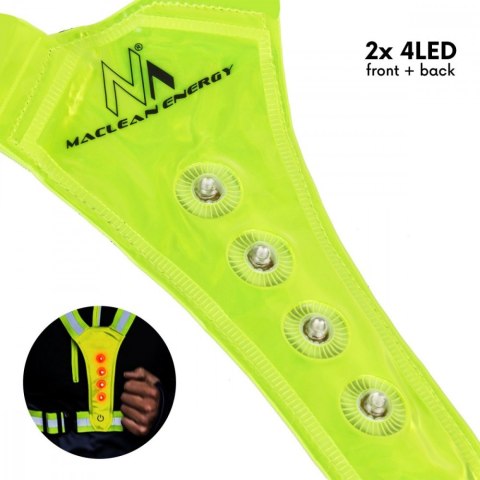 Szelki LED dla biegaczy MCE425
