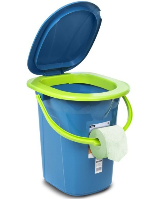 Toaleta turystyczna GB320BL morski-limonka