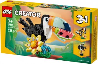 Klocki Creator 31173 Dzikie zwierzęta: Tropikalny tukan