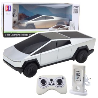 Samochód Zdalnie Sterowany RC Pickup Truck 4 Tryby Jazdy Srebrny