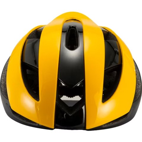 Kask rowerowy uniwersalny regulowany rozmiar M czarno-żółty ROCKBROS