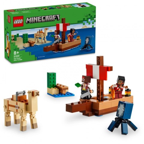 Klocki Minecraft 21259 Rejs statkiem pirackim LEGO