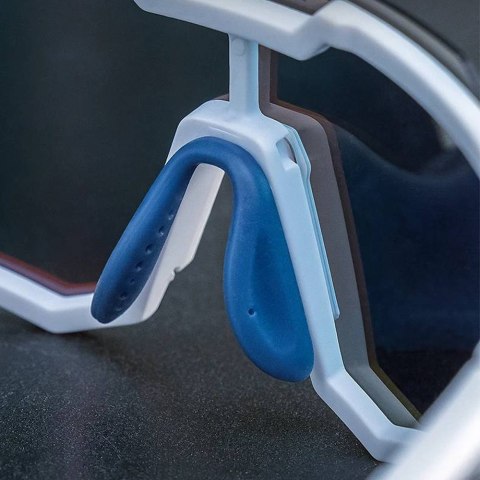 Okulary rowerowe fotochromowe z filtrami UV 400 UVA i UVB białe ROCKBROS