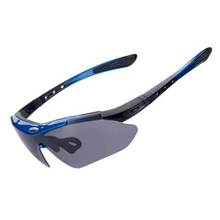 Okulary rowerowe z polaryzacją i filtrem UV 400 niebieskie ROCKBROS