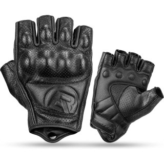 Rękawiczki motocyklowe bez palców z ochroną kostek rozmiar XXL czarne ROCKBROS