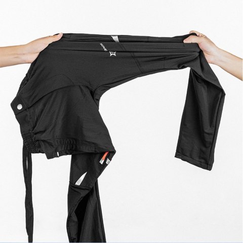 Komfortowe spodnie rowerowe oddychający materiał rozmiar L czarne ROCKBROS