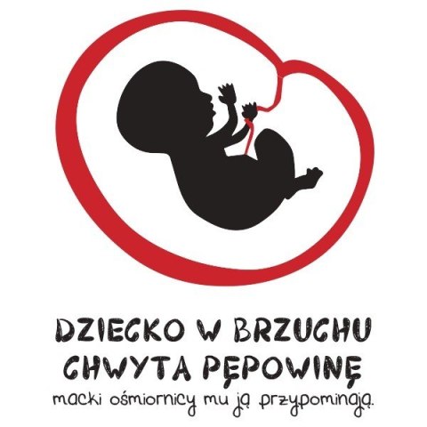 Grzechotka ośmiornica biało-czarna Moms Care Hencz Toys