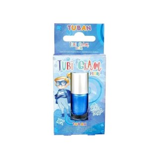 Lakier Tubi Glam - niebieski perłowy TUBAN