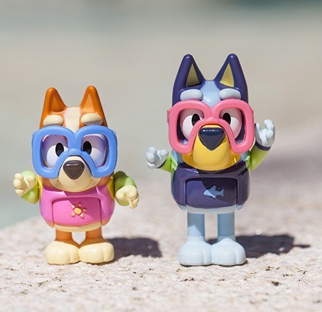 Bluey Figurki 2pak Zabawa na basenie Tm Toys