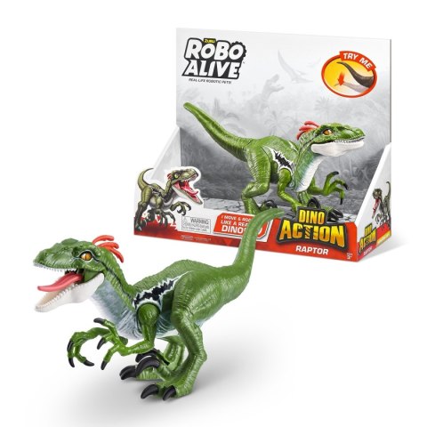 Figurka interaktywna Dino Action seria 1 Raptor ZURU Robo Alive