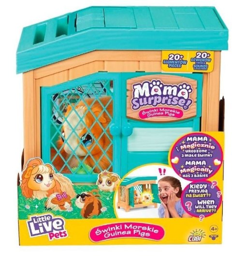 Maskotka Little Live Pets Mama Surprise Świnki Morskie Cobi