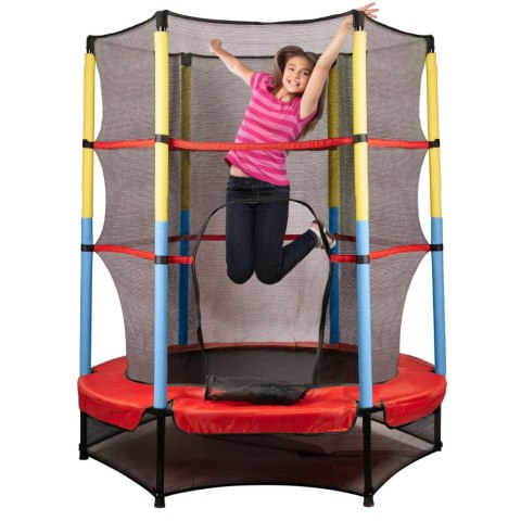 Trampolina do domu ogrodu dla dzieci siatka 140cm 55inch