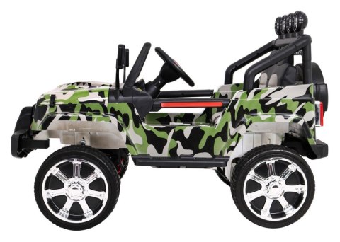 Autko terenowe Raptor Drifter Moro + Pilot + Napęd 4x4 + Schowek + Wolny Start + MP3 LED