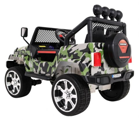 Autko terenowe Raptor Drifter Moro + Pilot + Napęd 4x4 + Schowek + Wolny Start + MP3 LED