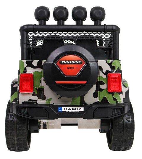 Autko terenowe Raptor Drifter Moro + Pilot + Napęd 4x4 + Schowek + Wolny Start + MP3 LED