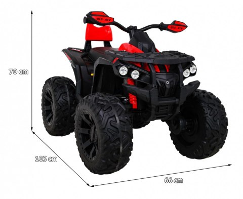 Pojazd Quad ATV Power Czerwony