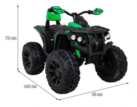 Pojazd Quad ATV Power Zielony