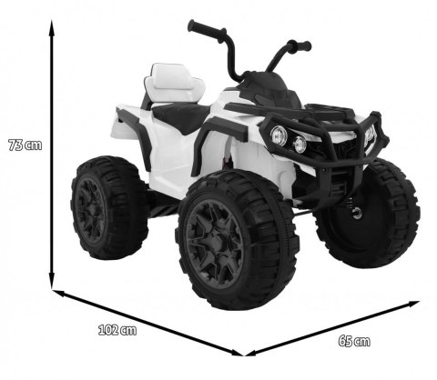 Quad na akumulator dla dzieci ATV 2.4GHz Biały