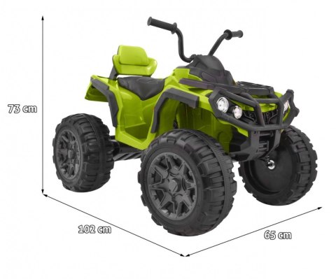 Quad na akumulator dla dzieci ATV 2.4GHz Zielony