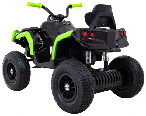 Quad na akumulator dla dzieci ATV Air Czarno-zielony