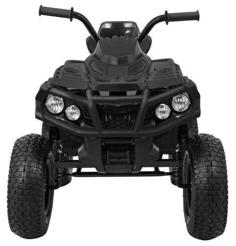 Quad ATV Air na akumulator dla dzieci Czarny + Koła pompowane + Radio MP3 + Wolny Start