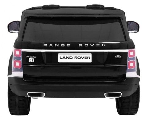 Range Rover HSE 2-osobowe Autko dla dzieci Czarny + Pilot + 5-pkt pasy + Panel audio + LED