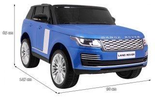 Range Rover HSE Lakierowane Autko dla 2 dzieci Niebieski + Pilot + Panel audio + LED